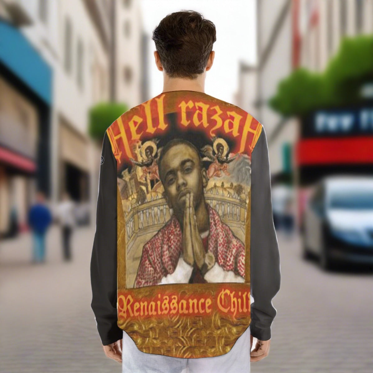 Renaissance Child Long Sleeve Baseball Jersery With Button Closure