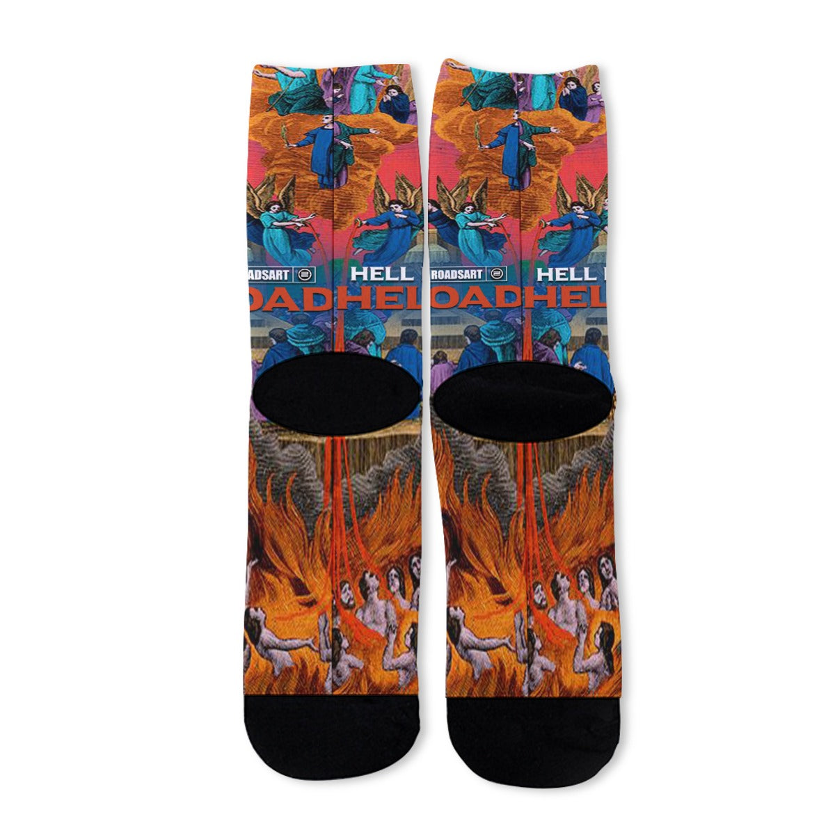 Hells Road Unisex Long Socks