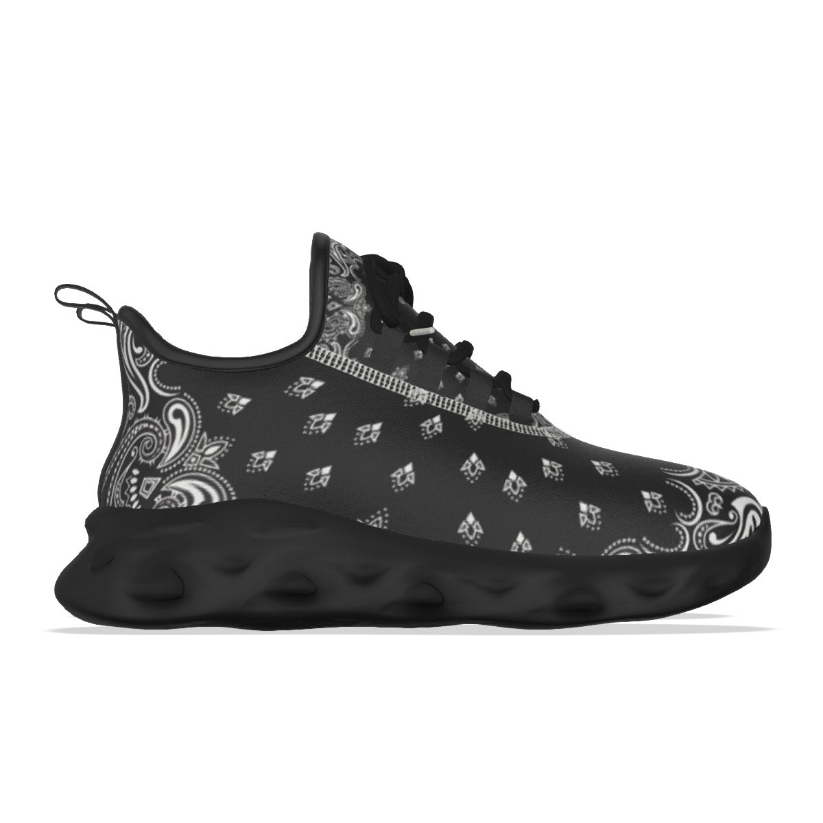 Black Bandana Men's Light Sports Shoes