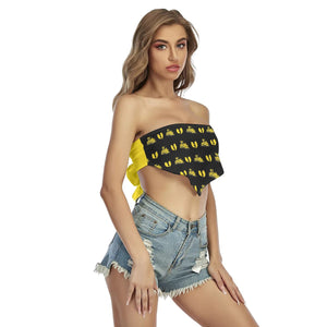 Golden HRMI Women's Triangle Tube Top