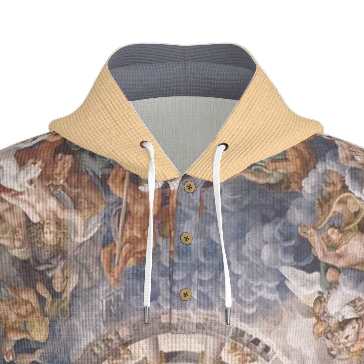 Renaissance Art Half Button Hoodie