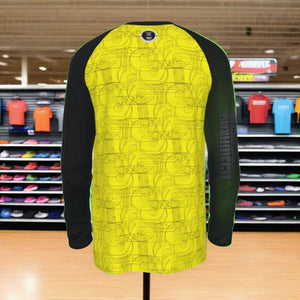 Snakes Get Wrenched Long Sleeve Cotton Tee With Raglan Sleeve
