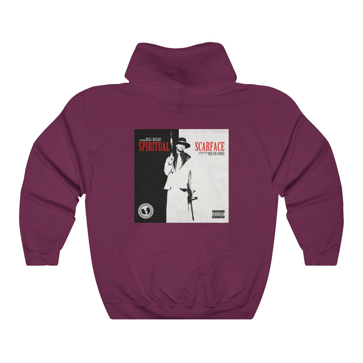 Spiritual Scarface Cover Art - Official HellRazah Music Inc. Unisex Heavy Blend™ Hooded Sweatshirt