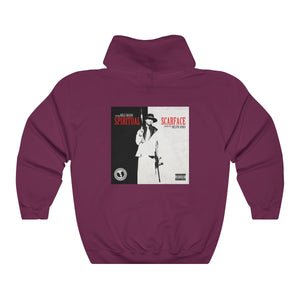Spiritual Scarface Cover Art - Official HellRazah Music Inc. Unisex Heavy Blend™ Hooded Sweatshirt