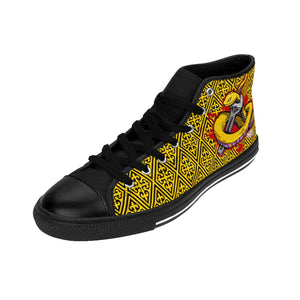 Official Hell Razah Music Inc Snakes Get Wrenched Designer Shoes Men's High-Top Sneakers Heaven Razah Graphics by iHustle365_