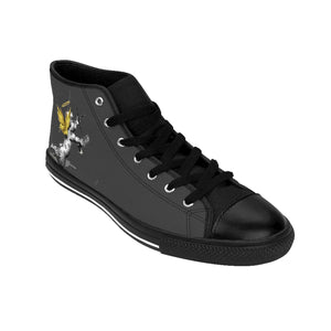 Official HellRazah Music Inc. Seraphim Cherub Men's High-top Sneakers HeavenRazah Merch Graphics by SmuveMassBeatz