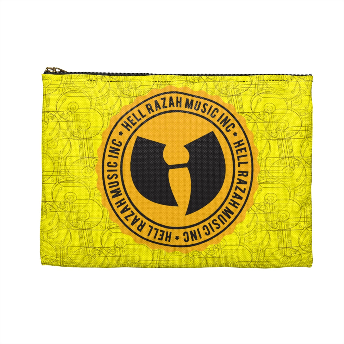Official HellRazah Music Inc. Elephant Designer Accessory Pouch - Pencil Bag HeavenRazah Merch Graphics by iHustle365