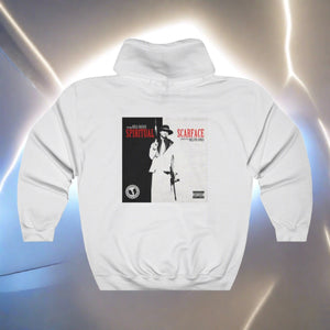 Spiritual Scarface Cover Art - Official HellRazah Music Inc. Unisex Heavy Blend™ Hooded Sweatshirt