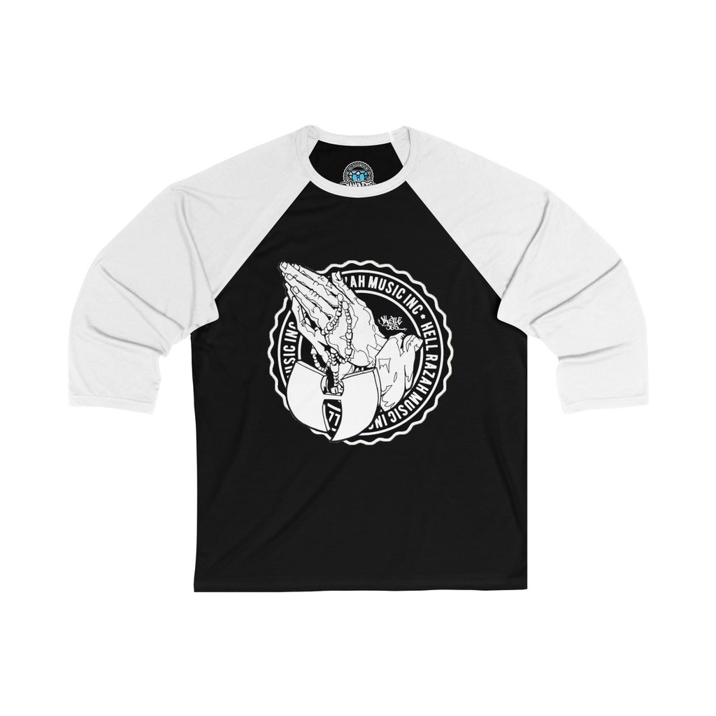Renaissance Apparel Blessed Unisex 3/4 Sleeve Baseball Tee HeavenRazah - Graphics by iHustle365