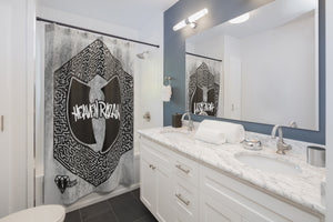 HRMI Heavenz Hazy Maze Shower Curtains HellRazah Music Inc
