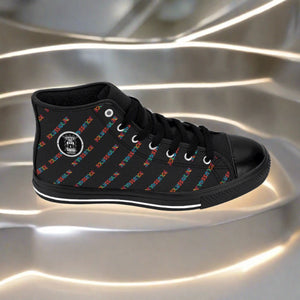 Renaissance Apparel Colored Pattern High-top Sneakers