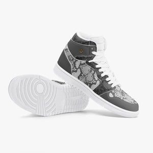 Renaissance Anacondas III High-Top Leather Sneakers - White