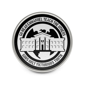 Ghetto Gov't Officialz Logo Designer Silver - Pewter Metal Lapel Pin