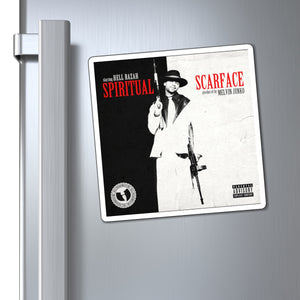 Spiritual Scarface Cover Art - Official HellRazah Music Inc. Collectible Album Magnet