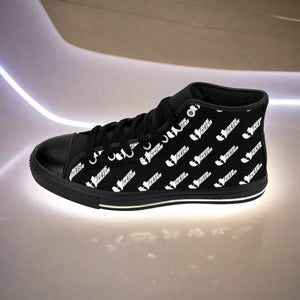 Renaissance Apparel HeavenRazah Logo Pattern High-Top Sneakers - Shoes