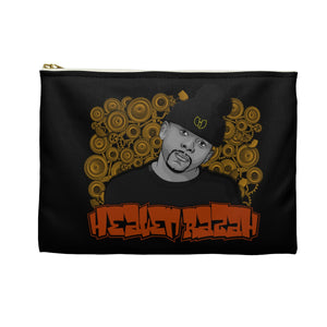 Official Heaven Razah Speaker Caricature Designer Accessory Pouch - Pencil Bag Hell Razah Music Inc. Merch Graphis by Sly Ski Original