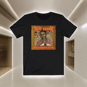 HellRazah Music Inc. - RENAISSANCE CHILD ALBUM COVER Unisex Jersey Short Sleeve Tee