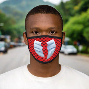 Razah Rubiez Mixed-Fabric Face Mask