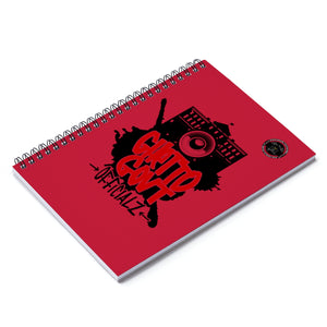 Ghetto Gov't Officialz Spiral Notebook - Ruled Line HeavenRazah - HellRazah Graphics by iHustle365