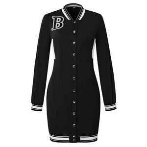 Women's "B" Brooklyn Long Sleeve Fashion Dress