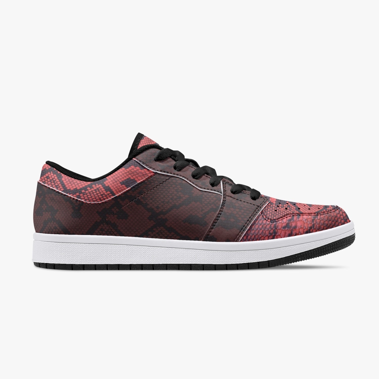 Renaissance Scarlet Cobras-  Low Top Leather Sneakers