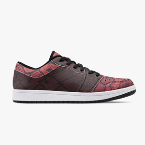 Renaissance Scarlet Cobras-  Low Top Leather Sneakers