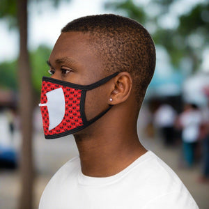 Razah Rubiez Mixed-Fabric Face Mask