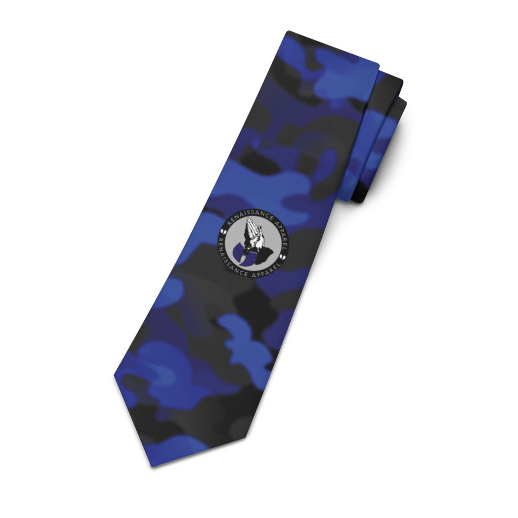 Renaissance Apparel Blue Camoway Limited Edition Necktie