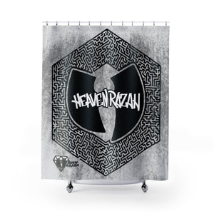 HRMI Heavenz Hazy Maze Shower Curtains HellRazah Music Inc