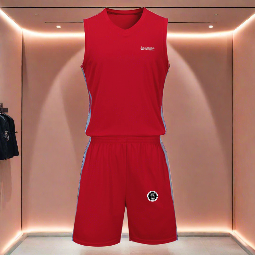 Renaissance Apparel Men's Basketball Suit Jersey & Shorts Set