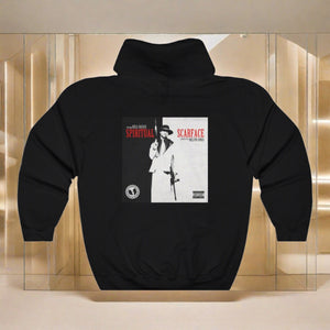 Spiritual Scarface Cover Art - Official HellRazah Music Inc. Unisex Heavy Blend™ Hooded Sweatshirt