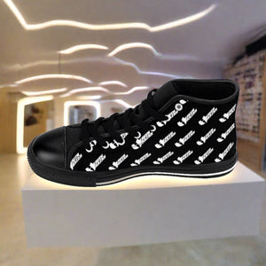 Renaissance Apparel HeavenRazah Logo Pattern High-Top Sneakers - Shoes
