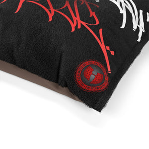 Official HellRazah Music Inc. Collectible Graffiti Halo Pet Bed HeavenRazah Merch Graphics by Sly Ski Original