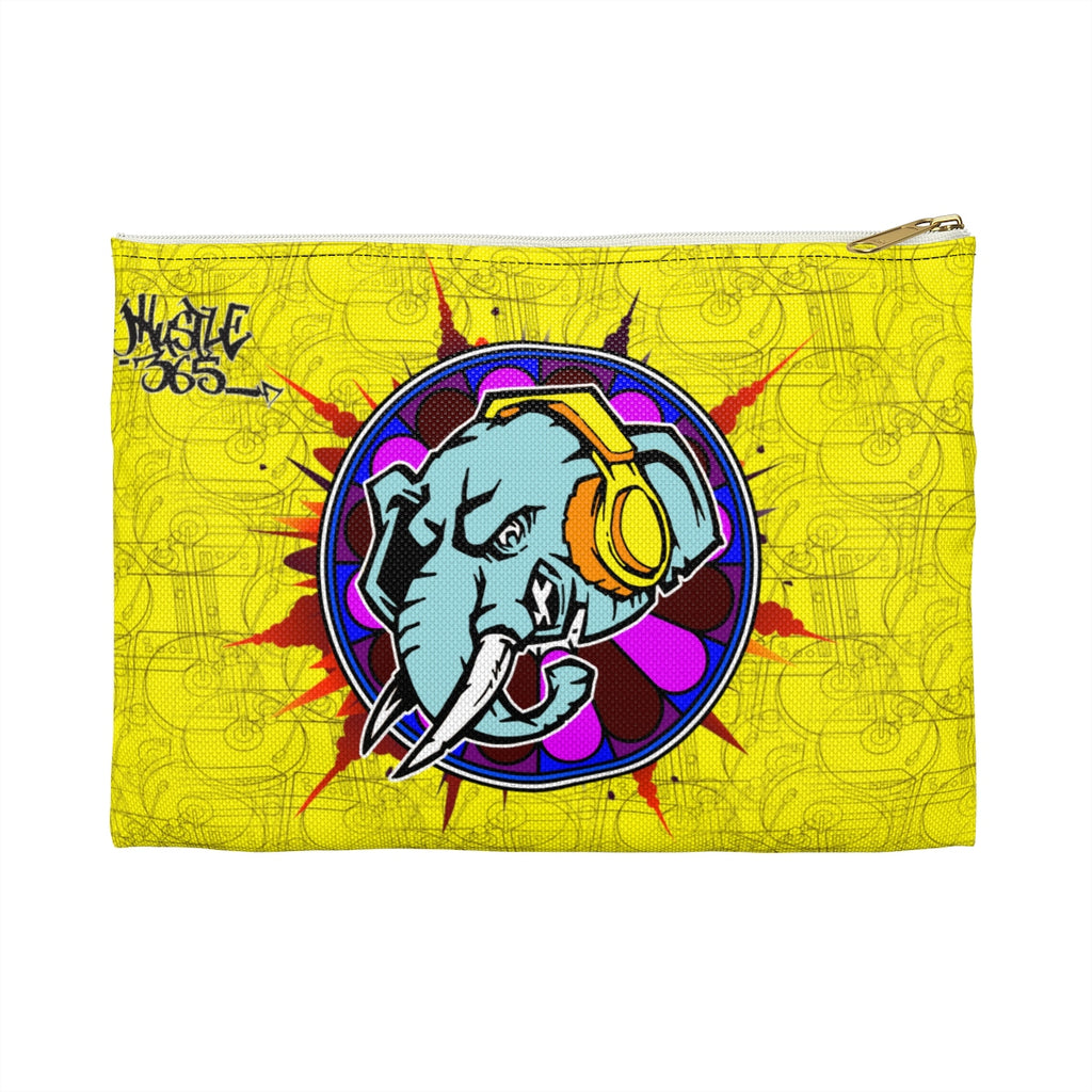 Official HellRazah Music Inc. Elephant Designer Accessory Pouch - Pencil Bag HeavenRazah Merch Graphics by iHustle365