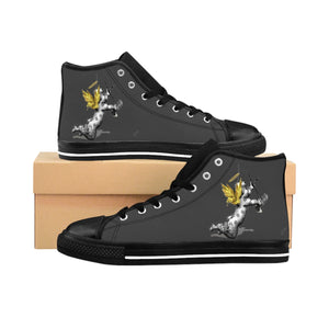 Official HellRazah Music Inc. Seraphim Cherub Men's High-top Sneakers HeavenRazah Merch Graphics by SmuveMassBeatz