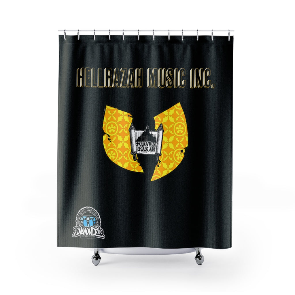 HRMI Razah Renaissance H Scroll Shower Curtain