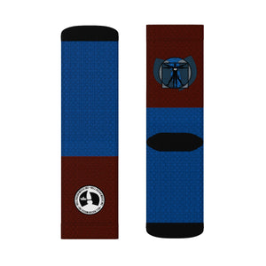 HRMI BLACK Superman 2 Logo Limited Collectors Socks Official Hell Razah Music Inc - HeavenRazah Merch graphics by iHustle365