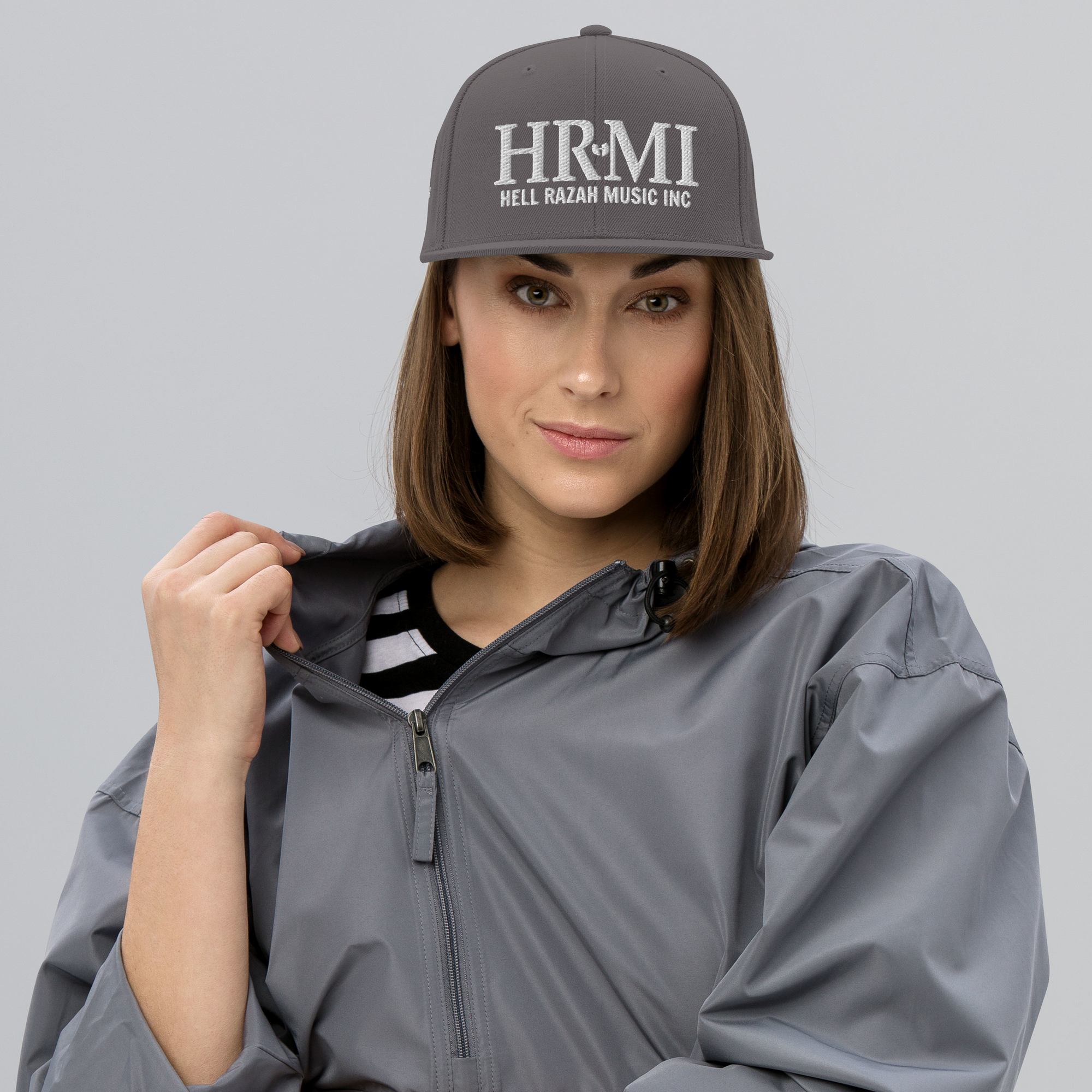 HRMI Embroidered Snapback Hat