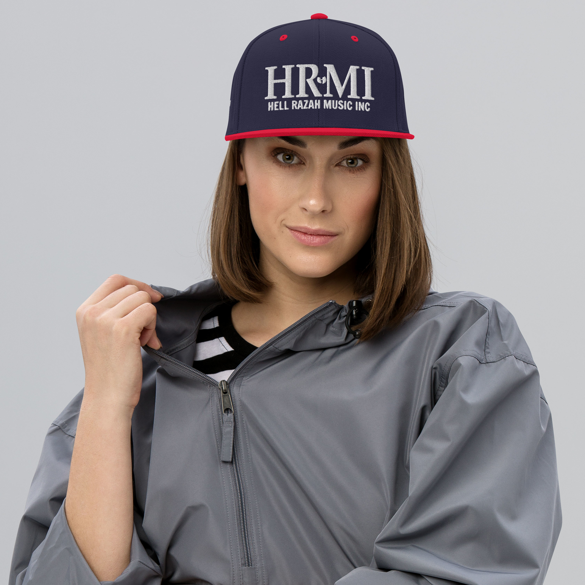 HRMI Embroidered Snapback Hat