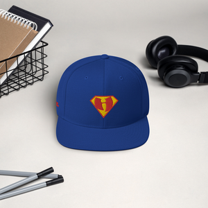 Black Superman Snapback Hat