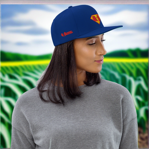 Black Superman Snapback Hat