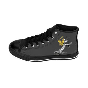 Official HellRazah Music Inc. Seraphim Cherub Men's High-top Sneakers HeavenRazah Merch Graphics by SmuveMassBeatz