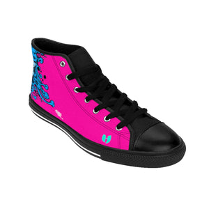 HRMI Pink Hydra Limited Edition Women's High-top Sneakers Official HellRazah Music Inc. - HeavenRazah