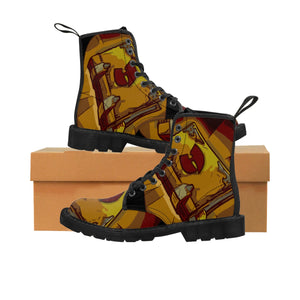 HRMI Razah's Book Official Renaisannce Apparel Men's Canvas Boots HellRazah Music Inc. - HeavenRazah