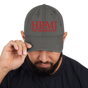 HRMI Embroidered Distressed Dad Hat