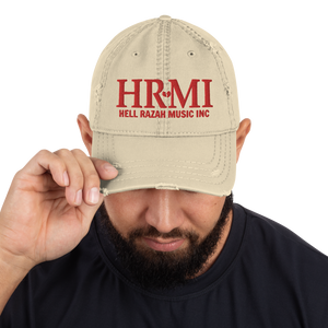 HRMI Embroidered Distressed Dad Hat