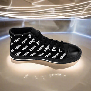 Renaissance Apparel HeavenRazah Logo Pattern High-Top Sneakers - Shoes