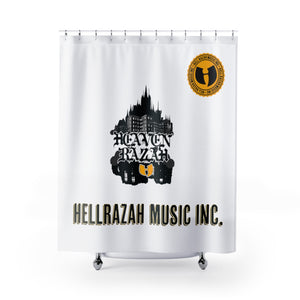 HRMI Renaisannce Temple Scrolls Official HellRazah Music Inc Shower Curtains HeavenRazah