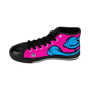 HRMI Pink Hydra Limited Edition Women's High-top Sneakers Official HellRazah Music Inc. - HeavenRazah