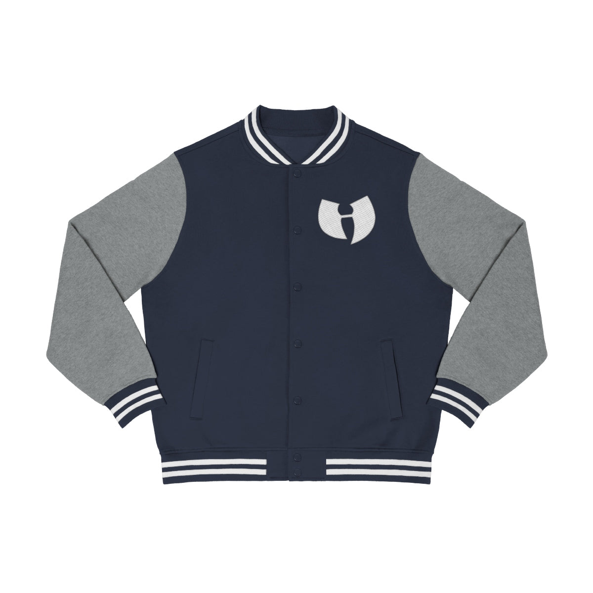 HRMI HellRazah Music Inc. H Logo Embroidered Men's Varsity Jacket HeavenRazah
